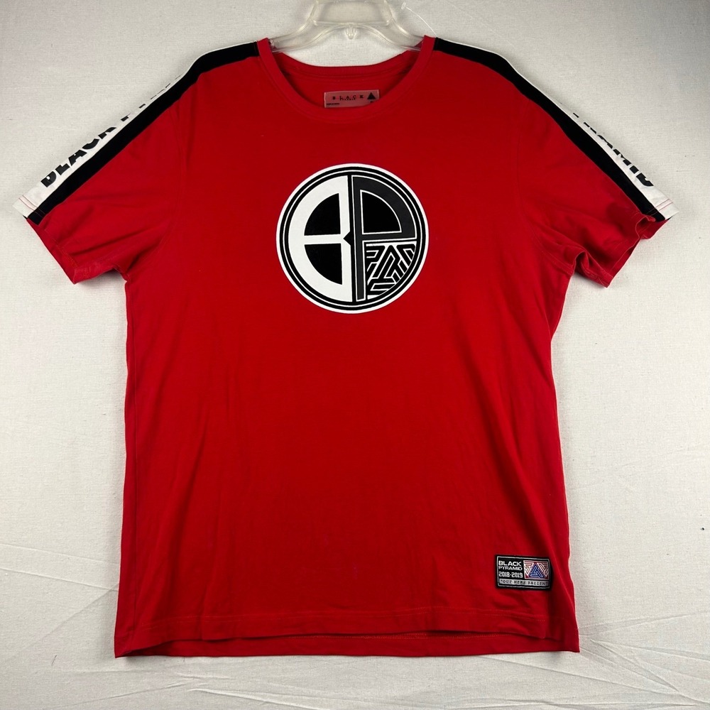 Black Pyramid Mens Red Out Here Ballin Logo T-Shirt XL 2018-2019 Streetwear